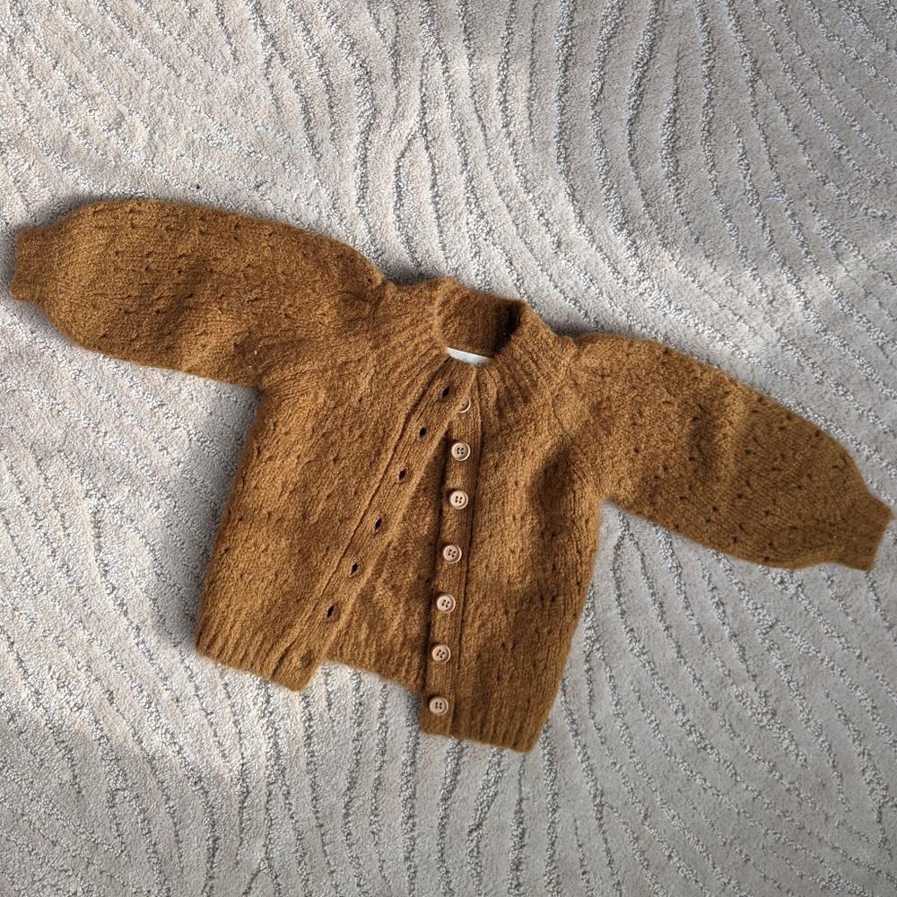 Rylee + Cru Cardigan 6-12m
